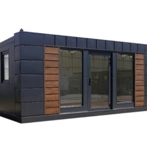 Containerhaus Büro 6×3 Meter Modell Stockholm mit Sanitäranlagen und Küche