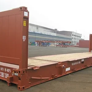 40-Fuß-Flat-Rack-Frachttauglich